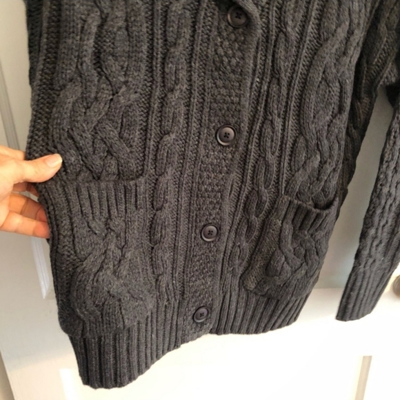 SKULL CASHMERE Grandpa Cable Cardigan Sweater NWT - Picture 3 of 7